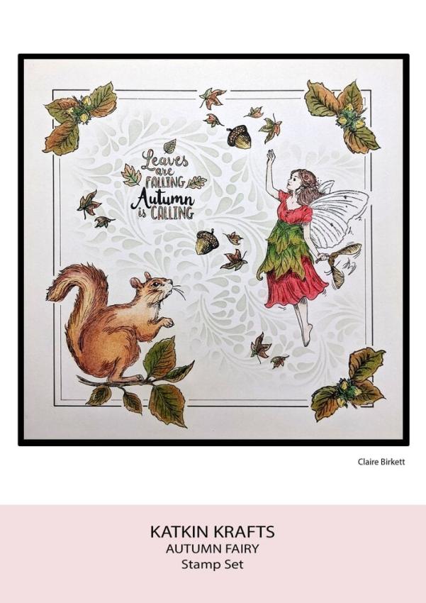 Katkin Krafts - Stempelset "Autumn Fairy" Clear Stamps
