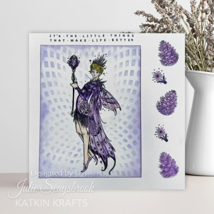 Katkin Krafts - Stempelset "Pine Cone" Clear Stamps