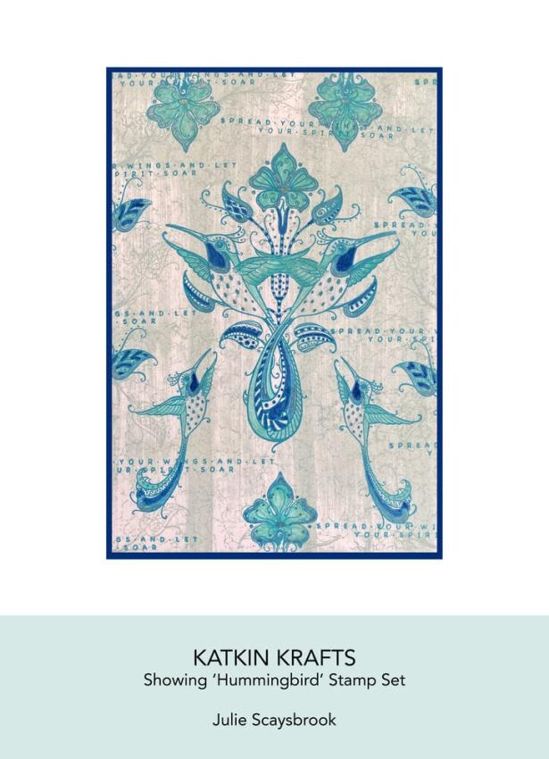 Katkin Krafts - Stempelset "Hummingbird" Clear Stamps