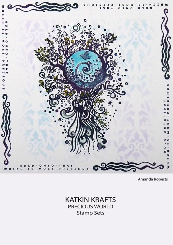 Katkin Krafts - Stempelset "Precious World" Clear Stamps