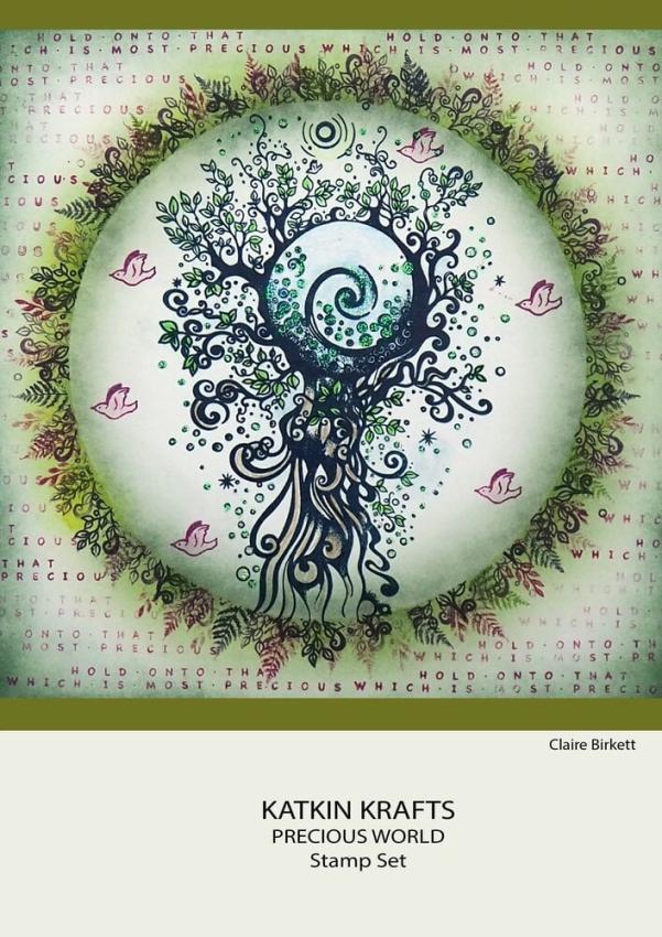 Katkin Krafts - Stempelset "Precious World" Clear Stamps