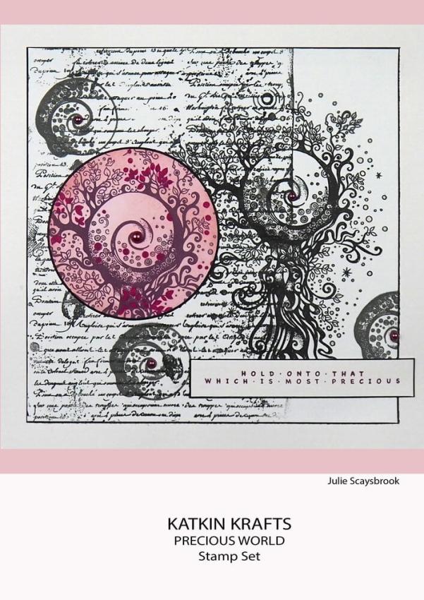 Katkin Krafts - Stempelset "Precious World" Clear Stamps