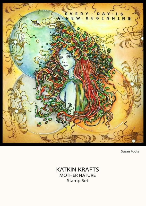 Katkin Krafts - Stempelset "Mother Nature" Clear Stamps