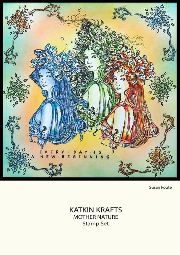 Katkin Krafts - Stempelset "Mother Nature" Clear Stamps