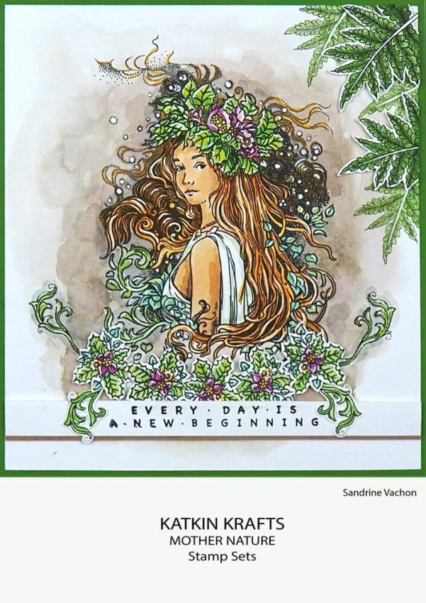 Katkin Krafts - Stempelset "Mother Nature" Clear Stamps