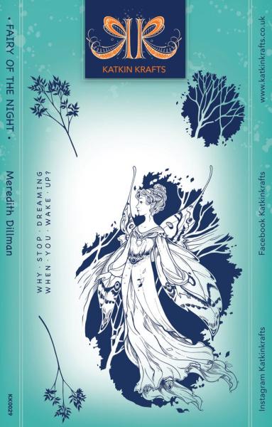Katkin Krafts - Stempelset "Fairy Of the Night" Clear Stamps