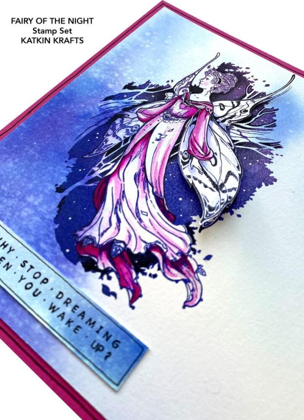 Katkin Krafts - Stempelset "Fairy Of the Night" Clear Stamps