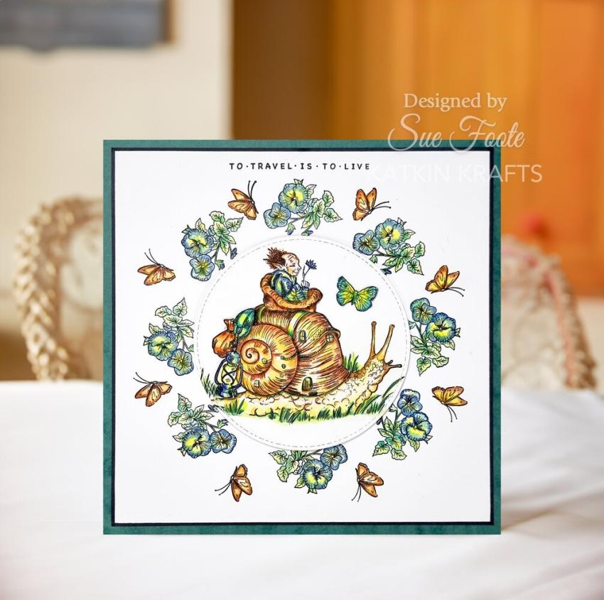 Katkin Krafts - Stempelset "Albert & Stanley" Clear Stamps
