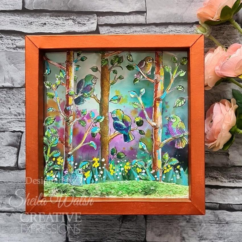 Katkin Krafts - Stempelset "Bright Birds" Clear Stamps
