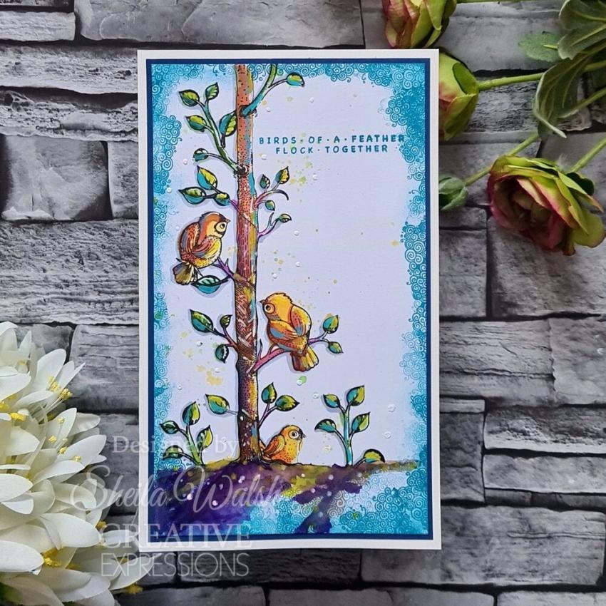 Katkin Krafts - Stempelset "Bright Birds" Clear Stamps
