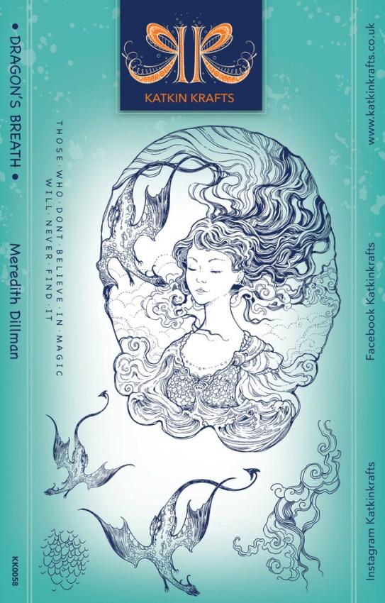 Katkin Krafts - Stempelset "Dragon's Breath" Clear Stamps