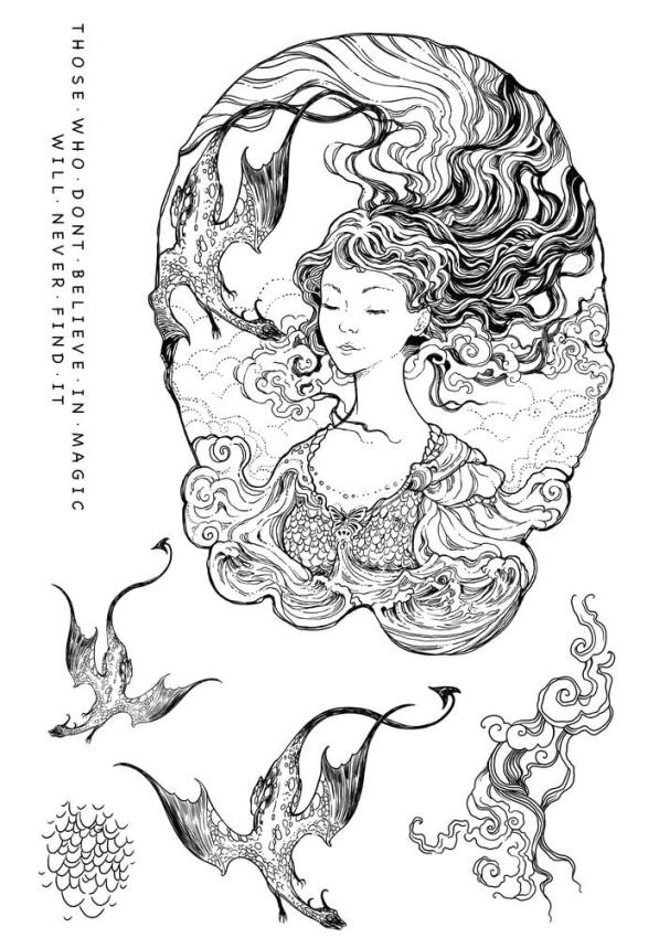 Katkin Krafts - Stempelset "Dragon's Breath" Clear Stamps