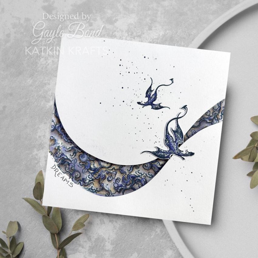 Katkin Krafts - Stempelset "Dragon's Breath" Clear Stamps