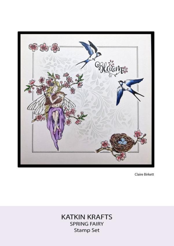 Katkin Krafts - Stempelset "Spring Fairy" Clear Stamps