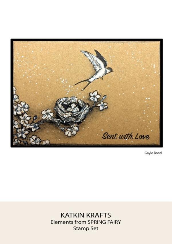 Katkin Krafts - Stempelset "Spring Fairy" Clear Stamps