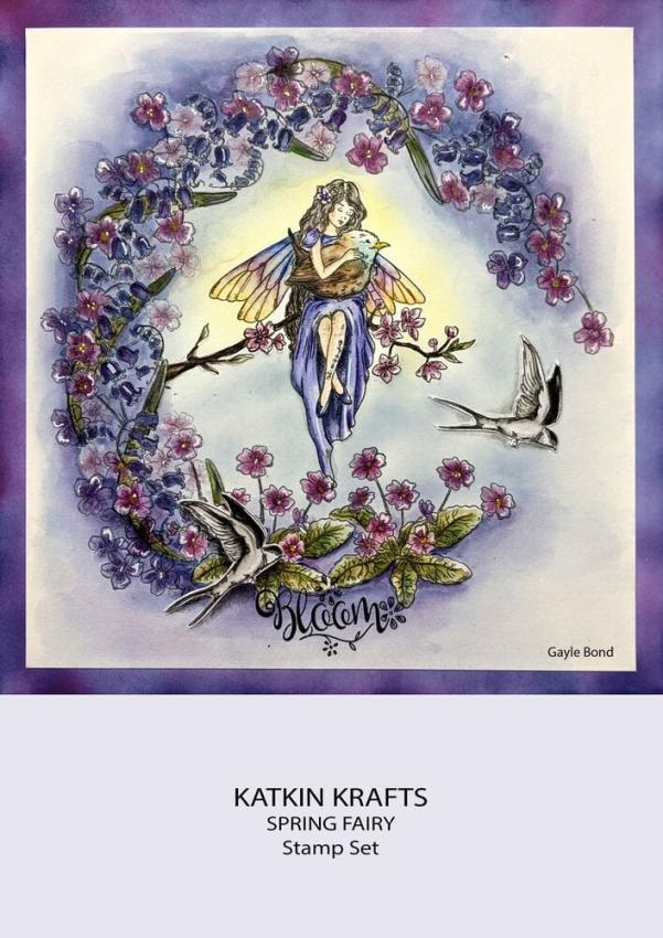 Katkin Krafts - Stempelset "Spring Fairy" Clear Stamps