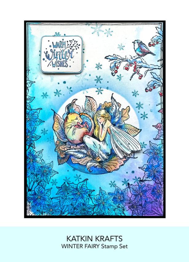 Katkin Krafts - Stempelset "Winter Fairy" Clear Stamps