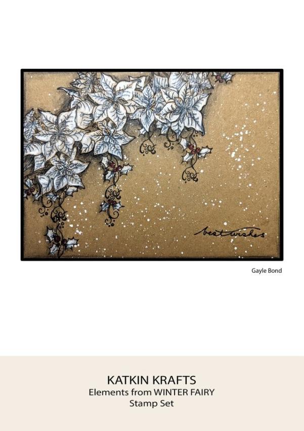 Katkin Krafts - Stempelset "Winter Fairy" Clear Stamps