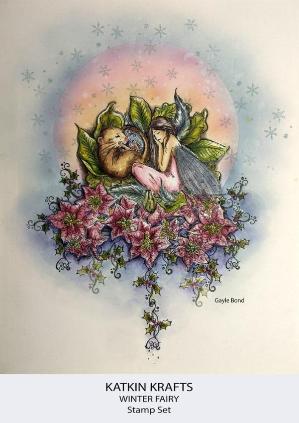 Katkin Krafts - Stempelset "Winter Fairy" Clear Stamps