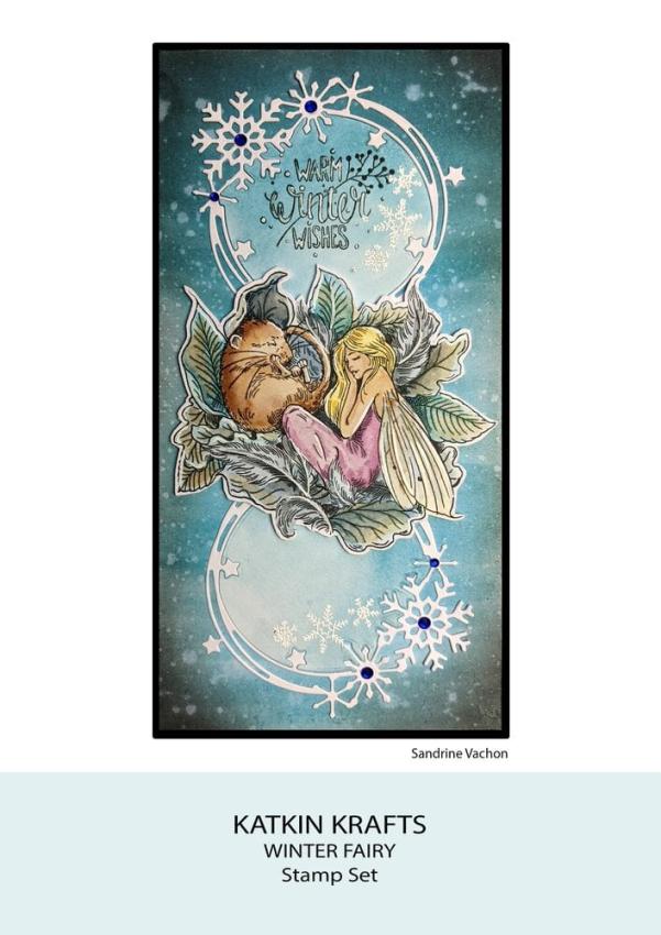 Katkin Krafts - Stempelset "Winter Fairy" Clear Stamps