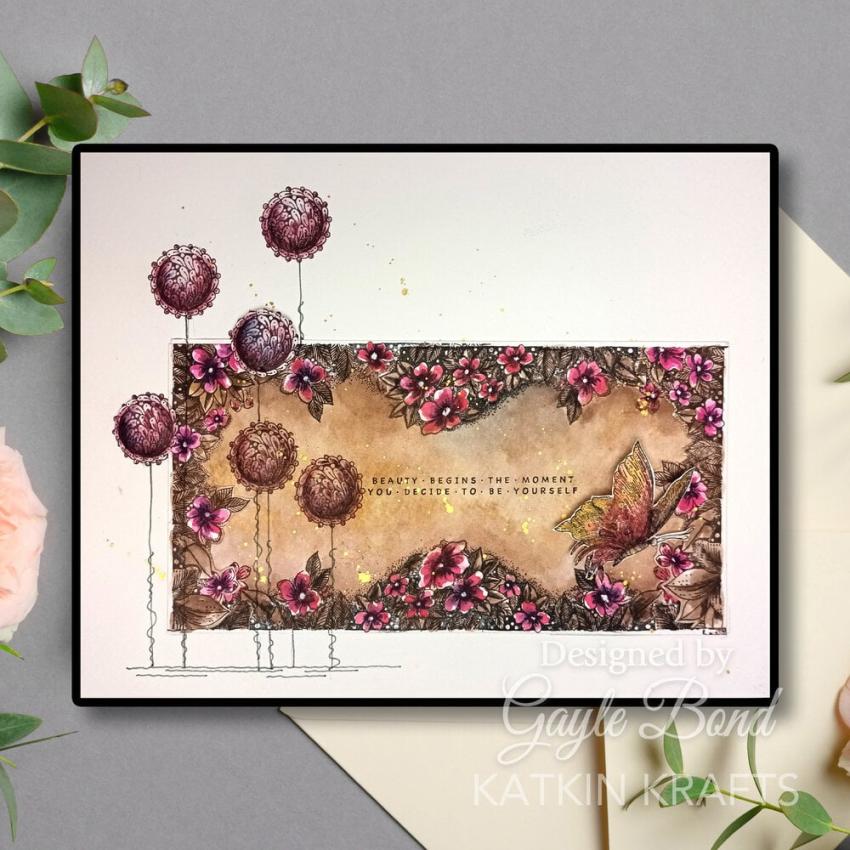 Katkin Krafts - Stempelset "The Butterfly Effect" Clear Stamps