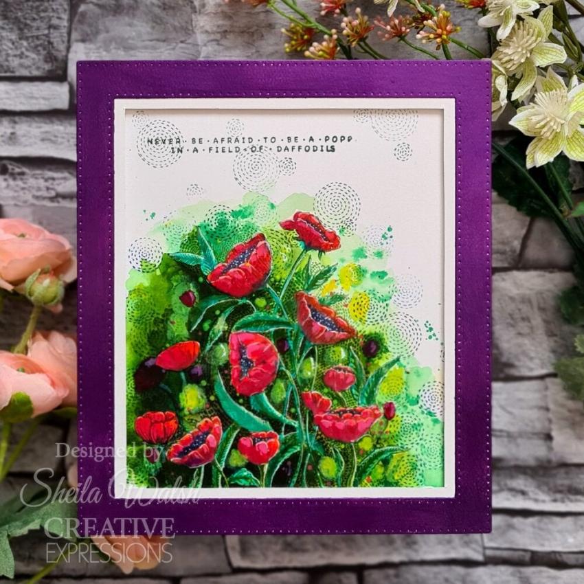 Katkin Krafts - Stempelset "Poppy Power" Clear Stamps