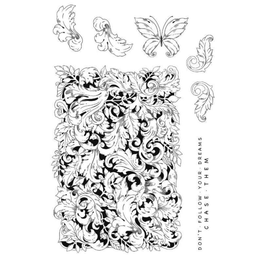 Katkin Krafts - Stempelset "Beautiful Leaves" Clear Stamps
