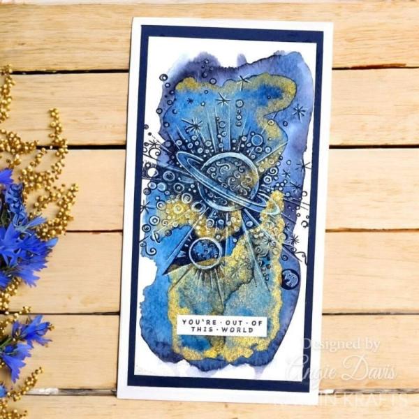 Katkin Krafts - Stempelset "Fly Me To The Moon" Clear Stamps