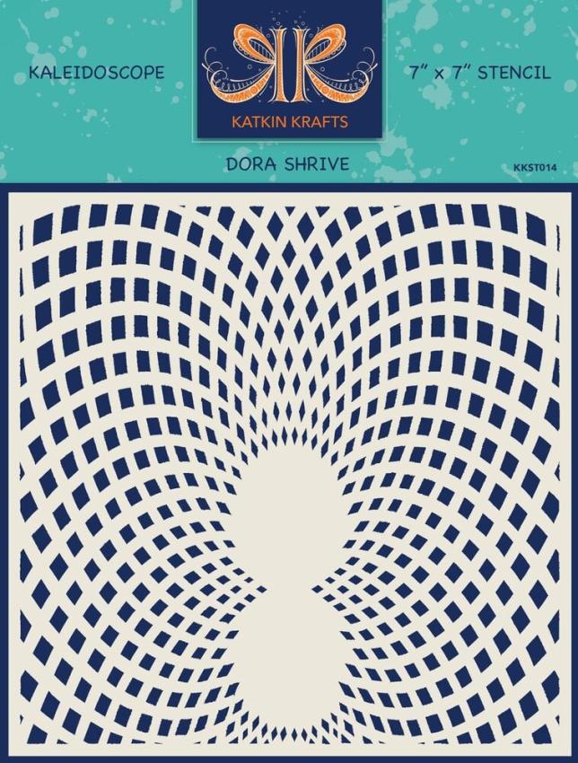 Katkin Krafts - Schablone 7x7 Inch "Kaleidoscope" Stencil 