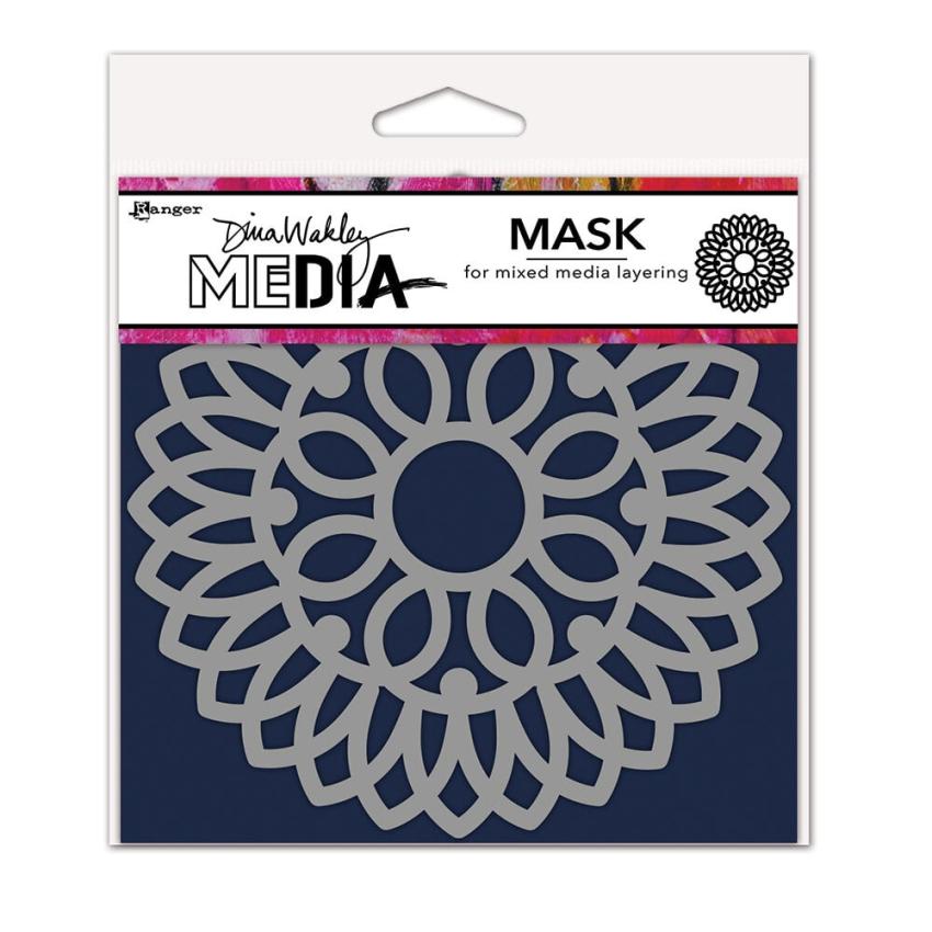 Ranger - Schablone Design by Dina Wakley "Pointy Doily" Media Stencil