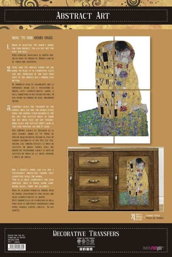 Papers For you - Transfer Aufkleber "Abstract Art" Decor Transfers 24x35 Inch