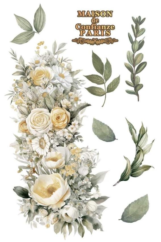 Papers For you - Transfer Aufkleber "Daisies" Decor Transfers 8x12 Inch