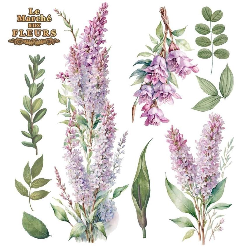 Papers For you - Transfer Aufkleber "Lilacs" Decor Transfers 12x12 Inch