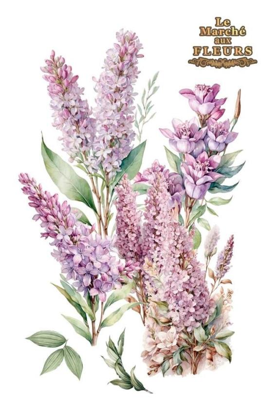 Papers For you - Transfer Aufkleber "Lilacs" Decor Transfers 24x35 Inch