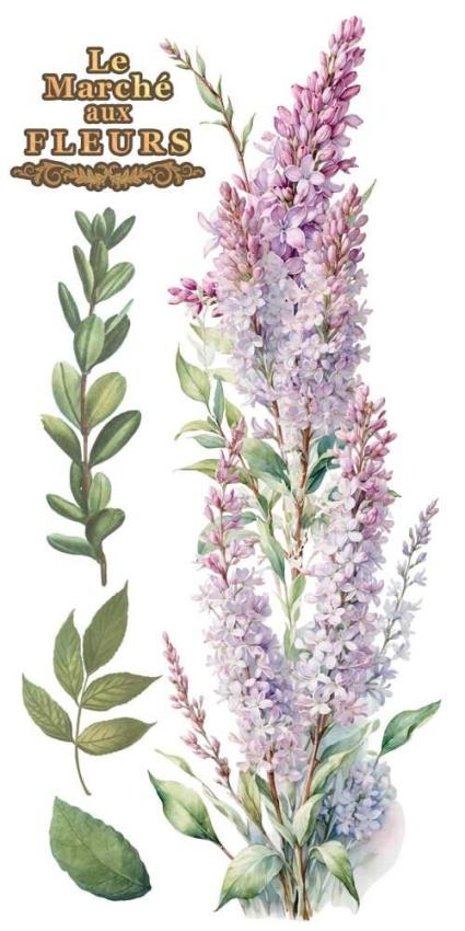 Papers For you - Transfer Aufkleber "Lilacs" Decor Transfers 6x12 Inch