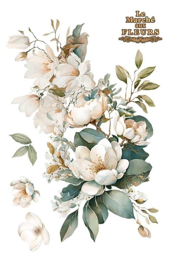 Papers For you - Transfer Aufkleber "Magnolias" Decor Transfers 24x35 Inch