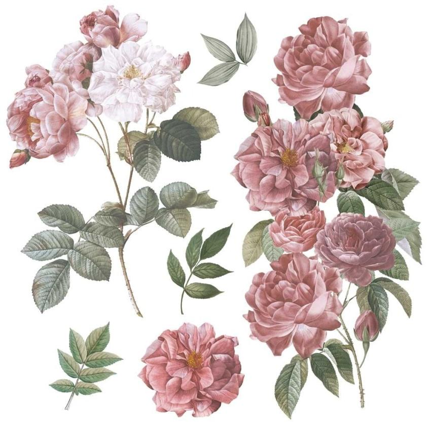 Papers For you - Transfer Aufkleber "Roses" Decor Transfers 12x12 Inch