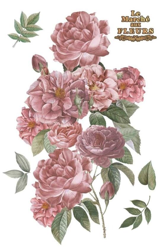 Papers For you - Transfer Aufkleber "Roses" Decor Transfers 24x35 Inch