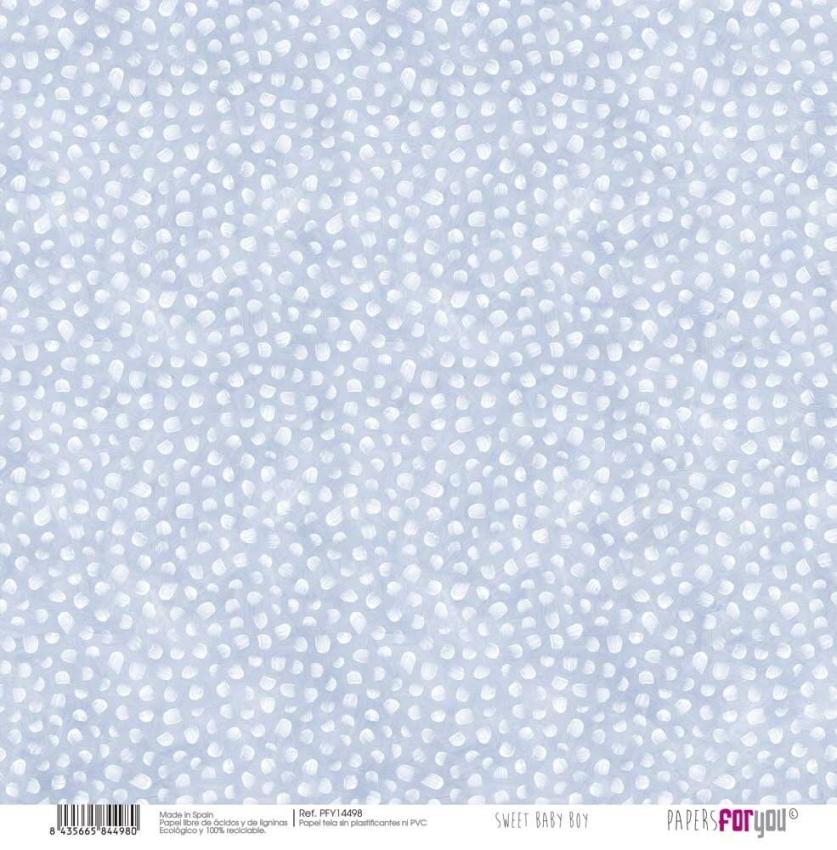 Papers For You - Leinwandpapier "Sweet Baby Boy" Paper Pack Canvas 30,5x31 cm - 8 Bogen 
