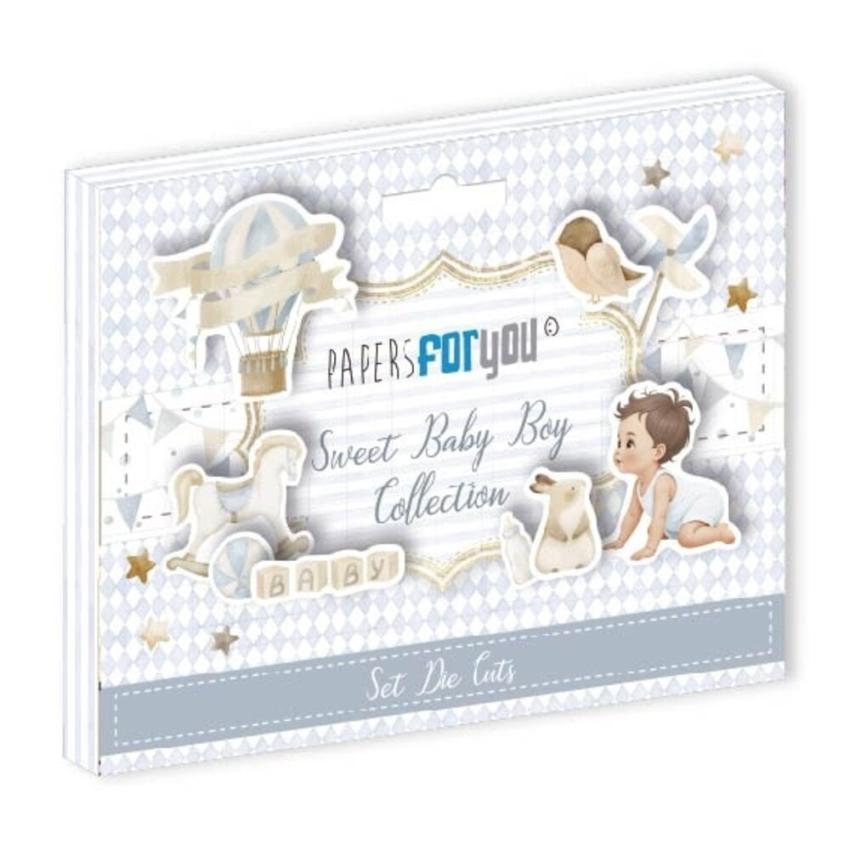 Papers For You - Stanzteile "Sweet Baby Boy" Die Cuts