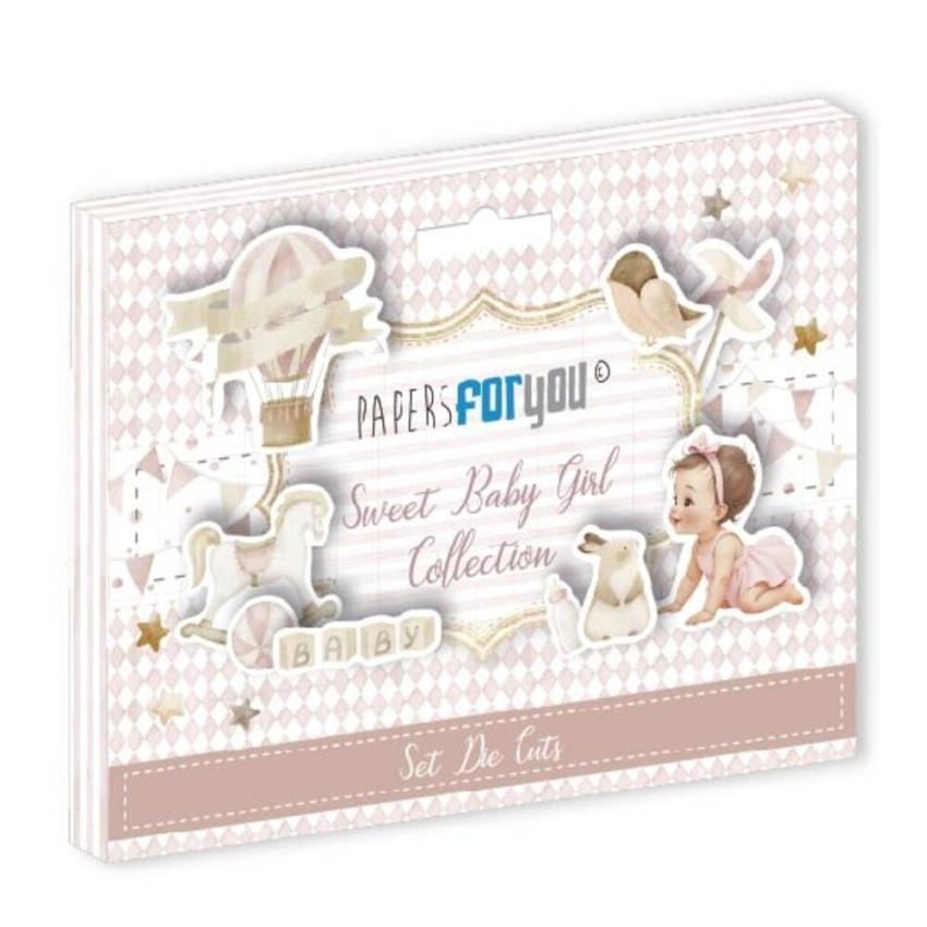 Papers For You - Stanzteile "Sweet Baby Girl" Die Cuts