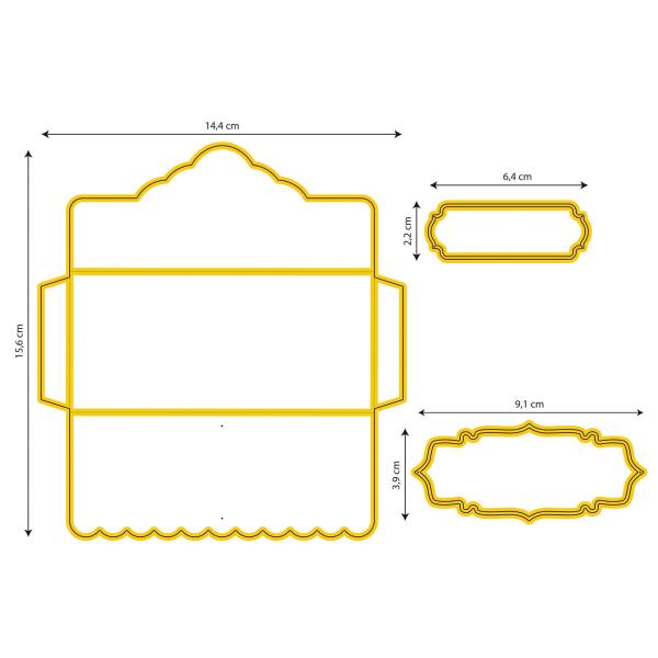 Nellie Snellen - Stanzschablone "Gift Envelope" Shape Dies