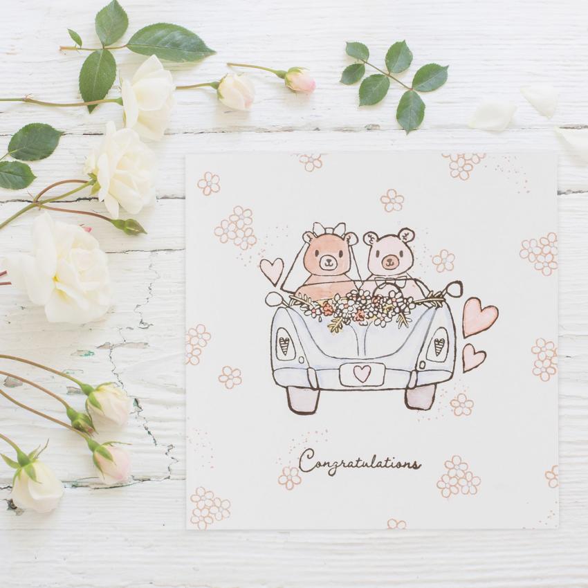 Nellie Snellen - Stempelset "Just Married" Clear Stamps 