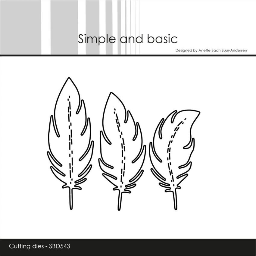 Simple and Basic - Stanzschablone "Feathers" Dies