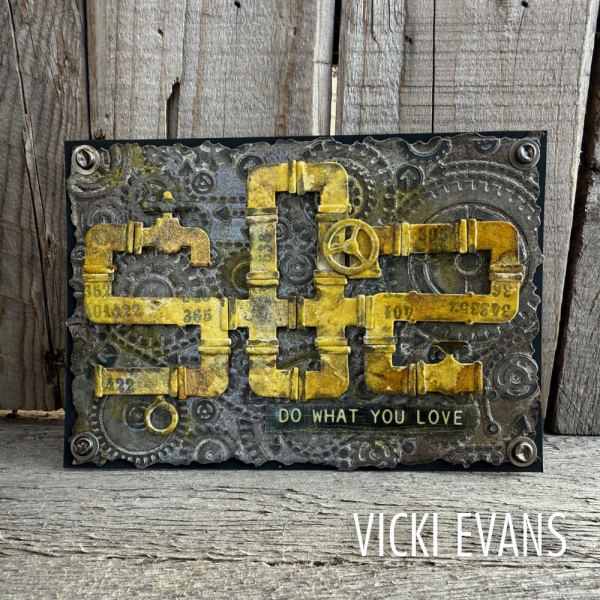 Sizzix - 3D Prägefolder "Gears" Embossing Folder Design by Tim Holtz