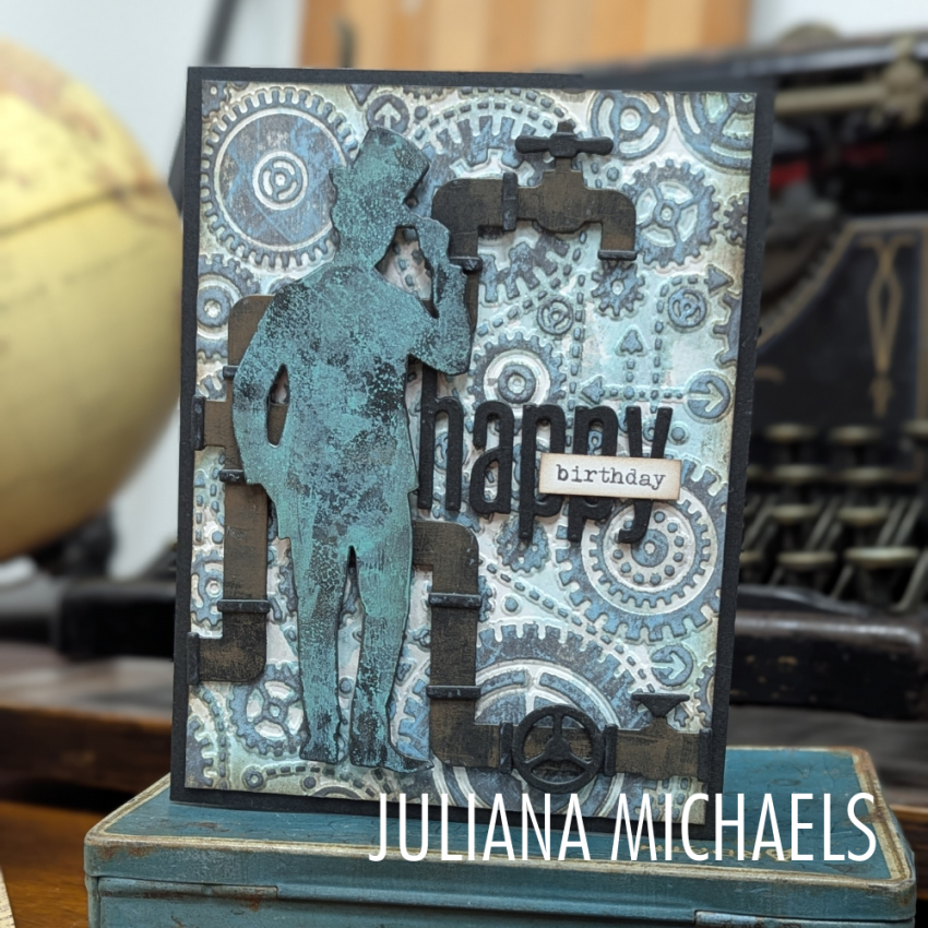 Sizzix - 3D Prägefolder "Gears" Embossing Folder Design by Tim Holtz