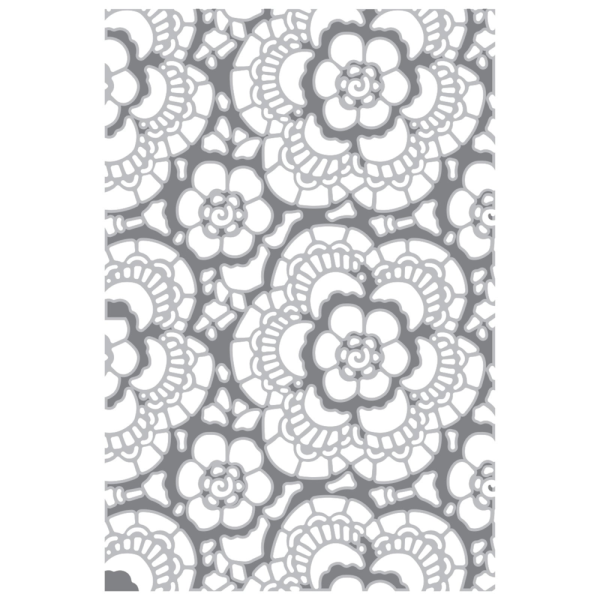 Sizzix - 3D Prägefolder "Lace" Embossing Folder Design by Tim Holtz