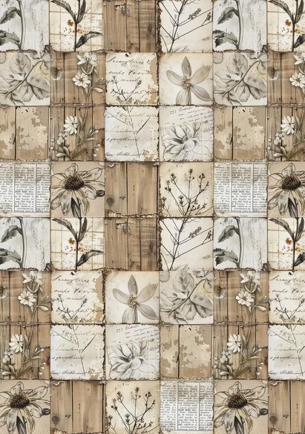 Ciao Bella - Decopatch Papier "Codex Mixed" Rice Paper A5 - 8 Bogen