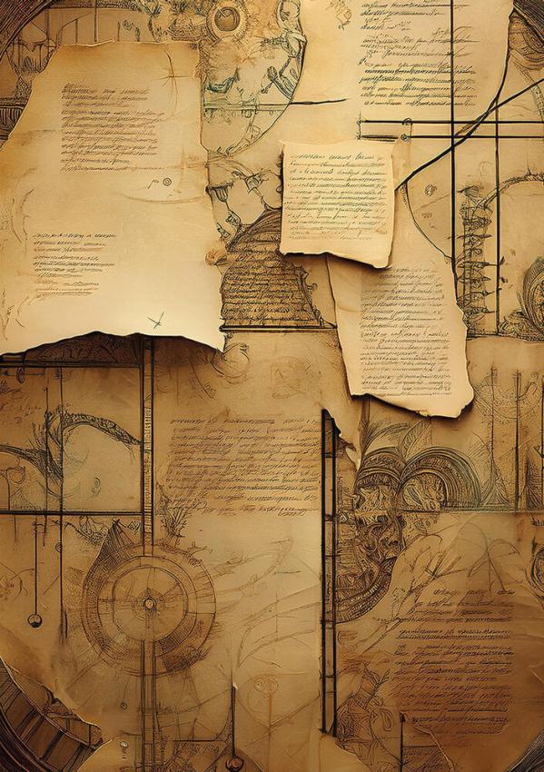 Ciao Bella - Decopatch Papier "Codex Mixed" Rice Paper A5 - 8 Bogen