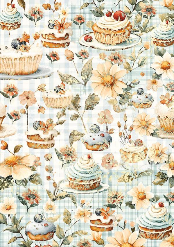 Ciao Bella - Decopatch Papier "Cookbook Mixed" Rice Paper A5 - 8 Bogen